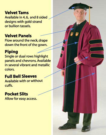 custom doctoral robe