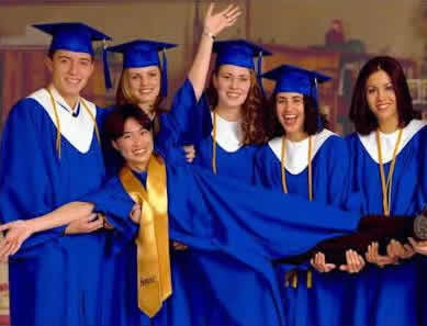 Cap and gown 11 grade clearance school